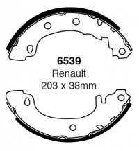 Szczęki hamulcowe (tyl)  6539
