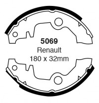 Szczęki hamulcowe (tyl)  5069