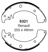 Szczęki hamulcowe (tyl)  6321