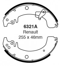 Szczęki hamulcowe (tyl) Bendix 6321A
