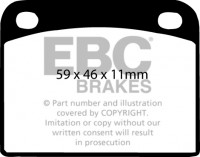 Klocki hamulcowe (tył) Ultimax DP217