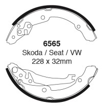 Szczęki hamulcowe (tyl)  6565