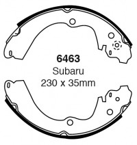 Szczęki hamulcowe (tyl)  6463