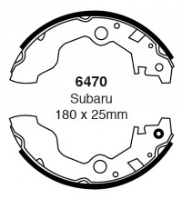 Szczęki hamulcowe (tyl)  6470