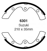 Szczęki hamulcowe (tyl)  6301