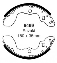 Szczęki hamulcowe (tyl)  6499