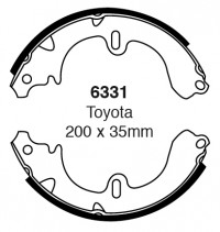 Szczęki hamulcowe (tyl)  6331