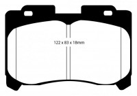 Klocki hamulcowe (przód) RedStuff DP31004C