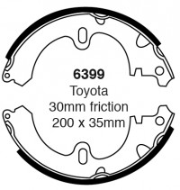 Szczęki hamulcowe (tyl)  6399