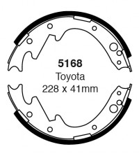 Szczęki hamulcowe (tyl)  5168