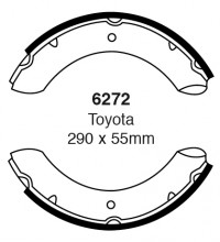 Szczęki hamulcowe (tyl)  6272