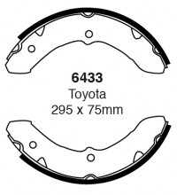 Szczęki hamulcowe (przód)  6433