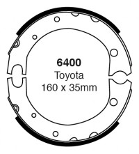 Szczęki hamulcowe (tyl)  6400