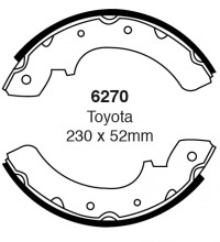Szczęki hamulcowe (tyl)  6270