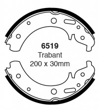 Szczęki hamulcowe (przód)  6519