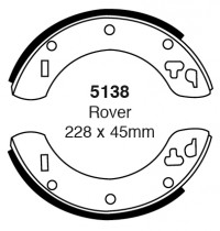 Szczęki hamulcowe (tyl)  5138