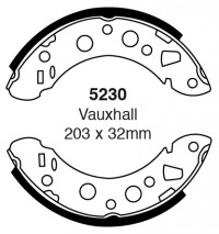 Szczęki hamulcowe (tyl) Lockheed 5230