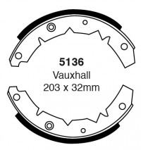 Szczęki hamulcowe (przód)  5136