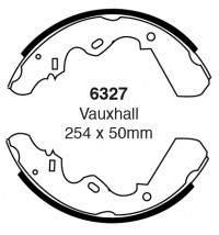 Szczęki hamulcowe (tyl)  6327