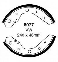 Szczęki hamulcowe (tyl)  5077
