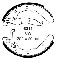 Szczęki hamulcowe (tyl)  6311