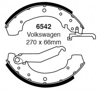 Szczęki hamulcowe (tyl)  6542