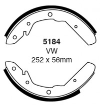 Szczęki hamulcowe (tyl)  5184