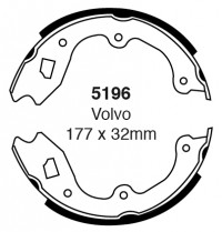 Szczęki hamulcowe (tyl)  5196