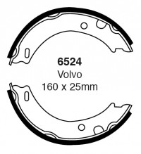 Szczęki hamulcowe (tyl)  6524