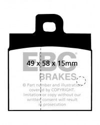 Klocki hamulcowe (tył) Ultimax DP192