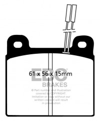 Klocki hamulcowe (przód) Ultimax DP507