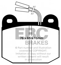 Klocki hamulcowe (przód) Ultimax DP578
