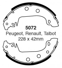 Szczęki hamulcowe (tyl)  5072