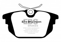 Klocki hamulcowe (tył) GreenStuff DP21214