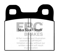 Klocki hamulcowe (tył) Ultimax DP105/4