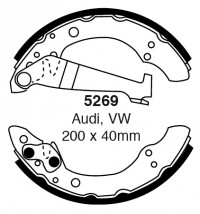 Szczęki hamulcowe (tyl)  5269