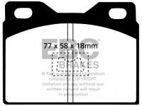 Klocki hamulcowe (przód) Ultimax DP220/2