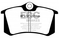 Klocki hamulcowe (tył) Ultimax DP1230