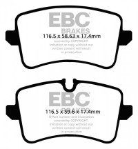 Klocki hamulcowe (tył) RedStuff DP32082C