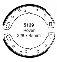 Szczęki hamulcowe (tyl)  5139