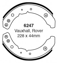 Szczęki hamulcowe (przód)  6247