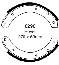 Szczęki hamulcowe (tyl)  6296