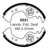 Szczęki hamulcowe (tyl)  5031