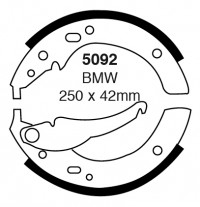 Szczęki hamulcowe (tyl)  5092