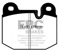 Klocki hamulcowe (przód) Ultimax DP341