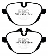 Klocki hamulcowe (tył) RedStuff DP32047C