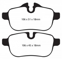 Klocki hamulcowe (tył) Ultimax DPX2046