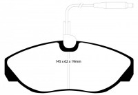 Klocki hamulcowe (przód) YellowStuff DP41024R