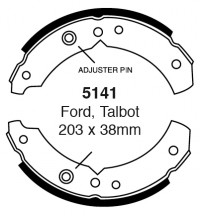 Szczęki hamulcowe (przód)  5141