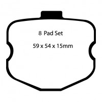 Klocki hamulcowe (przód) Ultimax DP1771/3